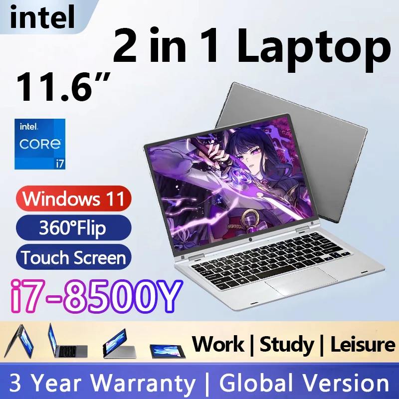 11,6-дюймовый ноутбук с сенсорным экраном 2 в 1 Windows 11 Pro Intel Core i7-8500y Планшетный ПК Компьютер 8 ГБ DDR4 512 ГБ SSD исследование ноутбука
11,6-дюймовый ноутбук с сенсорным экраном 2 в 1 Windows 11 Pro Intel Core i7-8500y Планшетный ПК Компьютер 8 ГБ DDR4 512 ГБ SSD исследование ноутбука