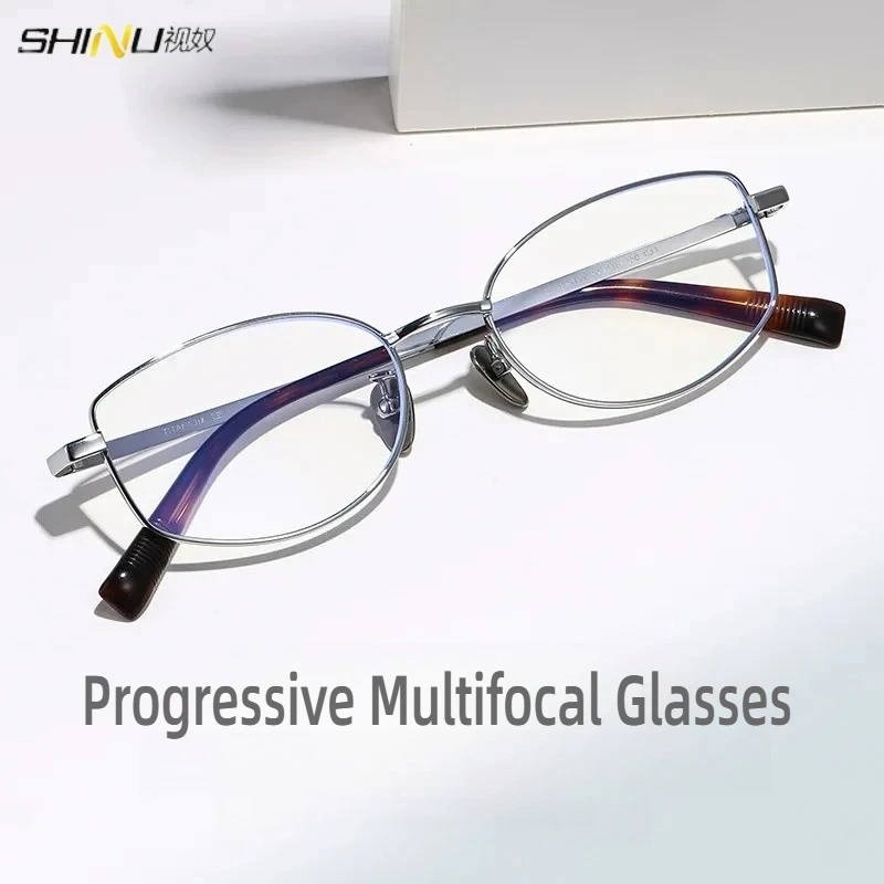 Progressive Multifocal Presbyopia Glasses Anti Blue Light Prescription Lenses Glasses for Women PHotochromic Reading Glasses
Progressive Multifocal Presbyopia Glasses Anti Blue Light Prescription Lenses Glasses for Women PHotochromic Reading Glasses