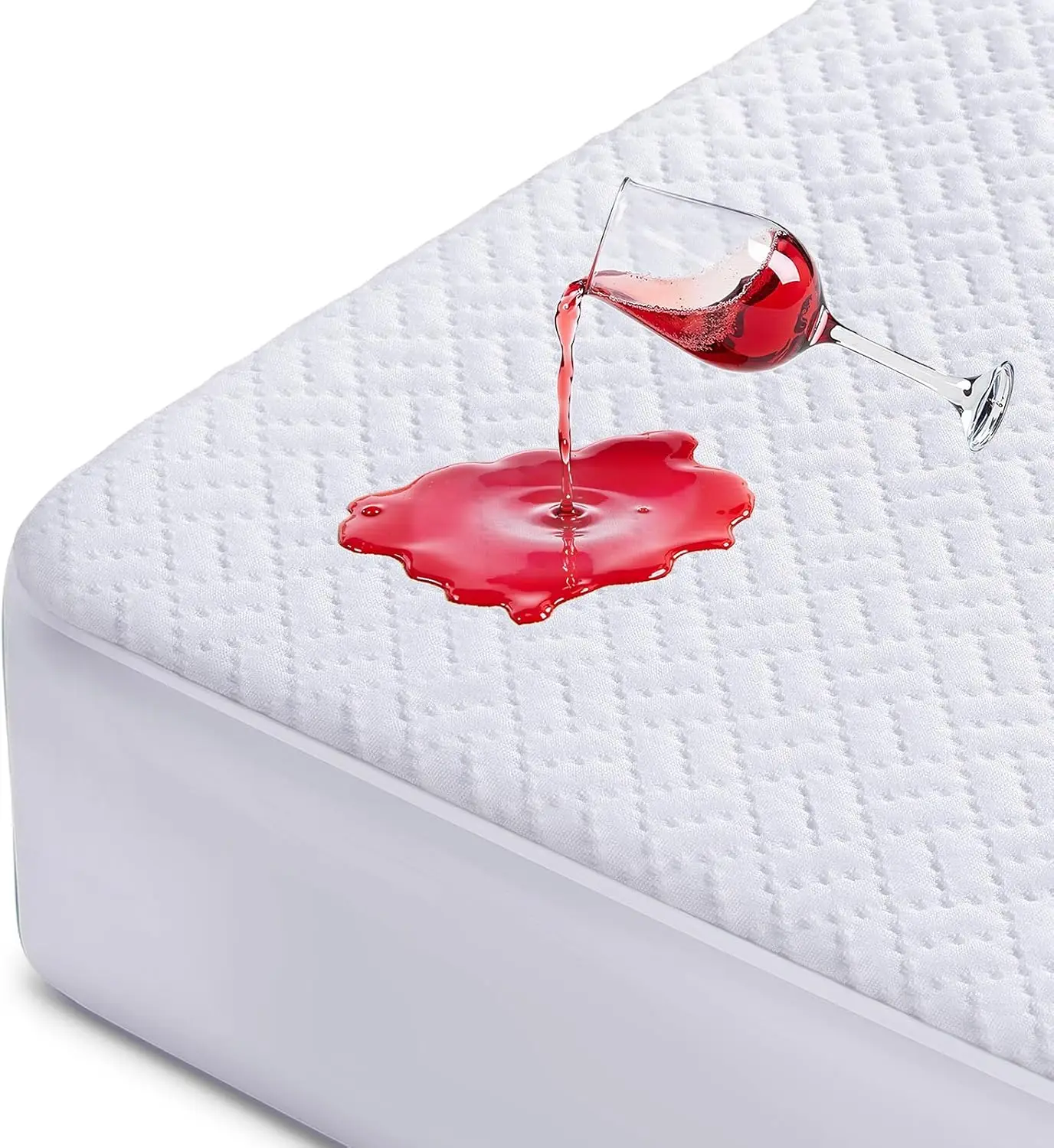 100% Waterproof Mattr Protector Twin Size,Mattr Cover 3D Air Fabric Cooling Mattr Pad Cover Smooth Soft Breathable Noiseless,
100% Waterproof Mattr Protector Twin Size,Mattr Cover 3D Air Fabric Cooling Mattr Pad Cover Smooth Soft Breathable Noiseless,