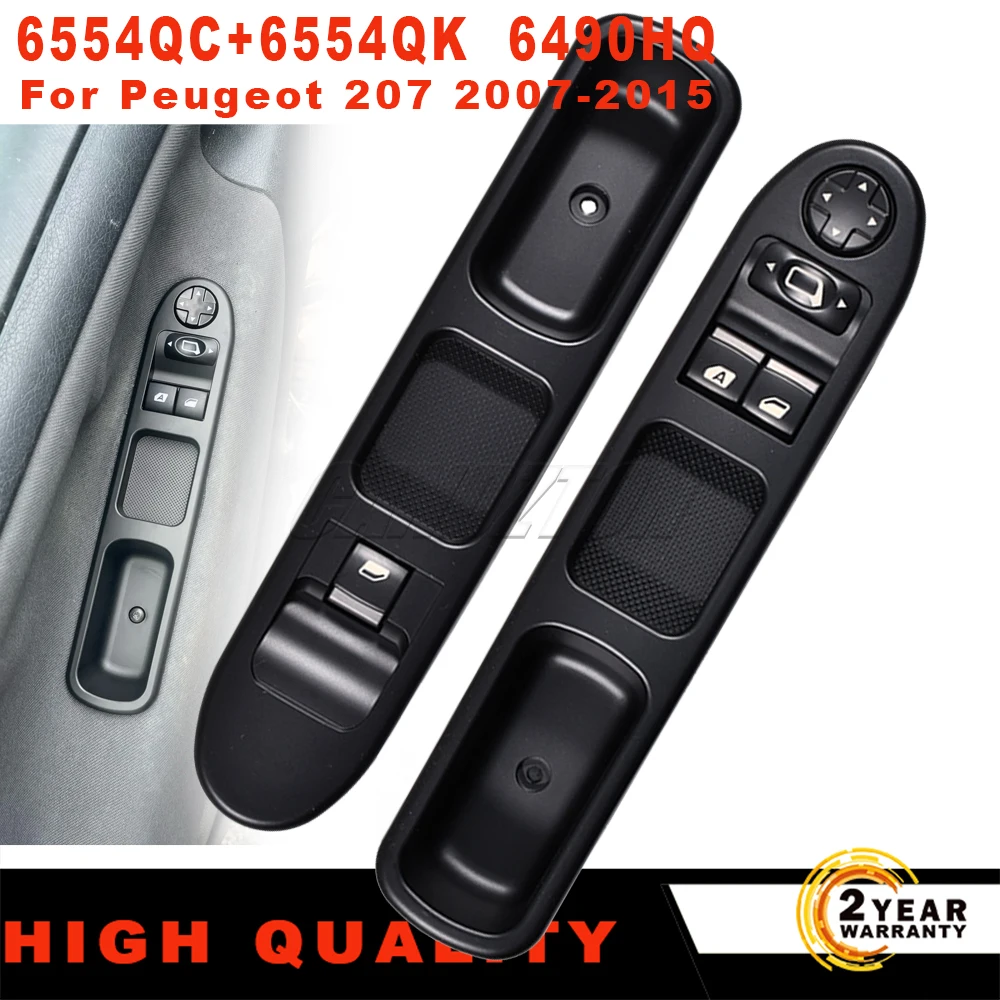 2PCS LHD Car Front Left/Right Electric Power Window Control Switch for Peugeot 207 2007-2015 6554QC 6490HQ
2PCS LHD Car Front Left/Right Electric Power Window Control Switch for Peugeot 207 2007-2015 6554QC 6490HQ