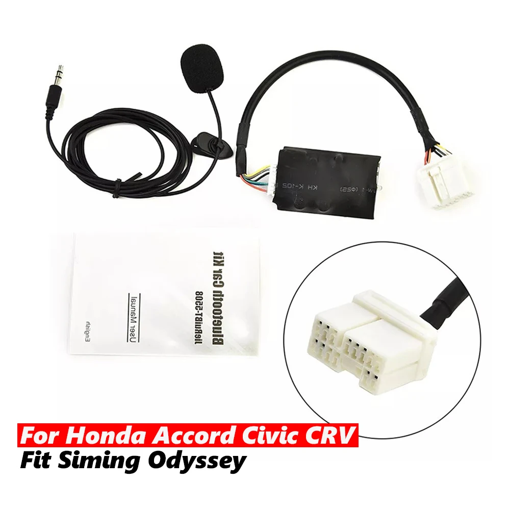 Автомобильный радиоприемник, аудиоадаптер, Bluetooth, Aux-кабель, микрофон, громкая связь для Honda Accord Civic CRV, подходит для Siming Odyssey
Автомобильный радиоприемник, аудиоадаптер, Bluetooth, Aux-кабель, микрофон, громкая связь для Honda Accord Civic CRV, подходит для Siming Odyssey