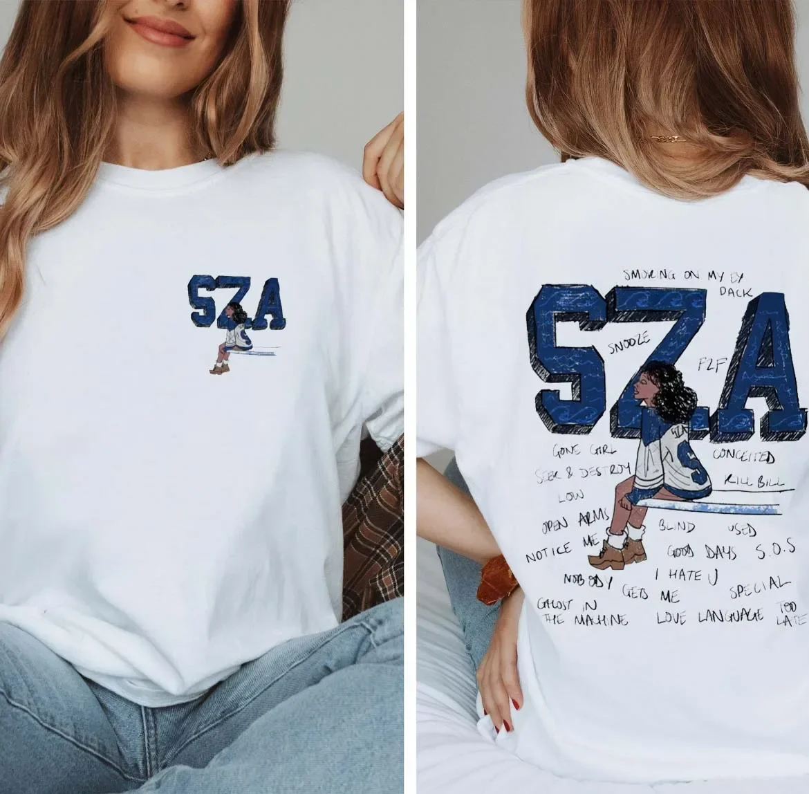SZA SOS Tour Альбом Графическая Рубашка Музыка RnB Певица Рэпер Рубашка Подарок Для Фанатов Концертная Рубашка Унисекс Ретро Эстетический Принт Рубашка
SZA SOS Tour Альбом Графическая Рубашка Музыка RnB Певица Рэпер Рубашка Подарок Для Фанатов Концертная Рубашка Унисекс Ретро Эстетический Принт Рубашка