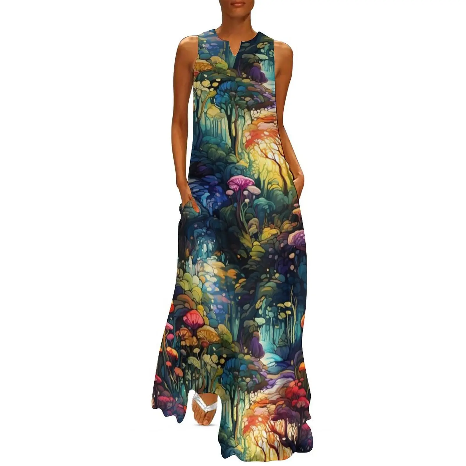 Trippy Retro Mushroom Forest Long Dress luxury woman party dress clothes for women
Trippy Retro Mushroom Forest Long Dress luxury woman party dress clothes for women