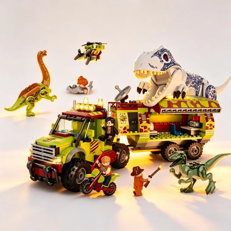 Dinosaur Expedition Building Blocks Off-Road Vehicle Transport Vehicle Children's Themed Toys for Boys and Girls Children's Gifts
Dinosaur Expedition Building Blocks Off-Road Vehicle Transport Vehicle Children's Themed Toys for Boys and Girls Children's Gifts
