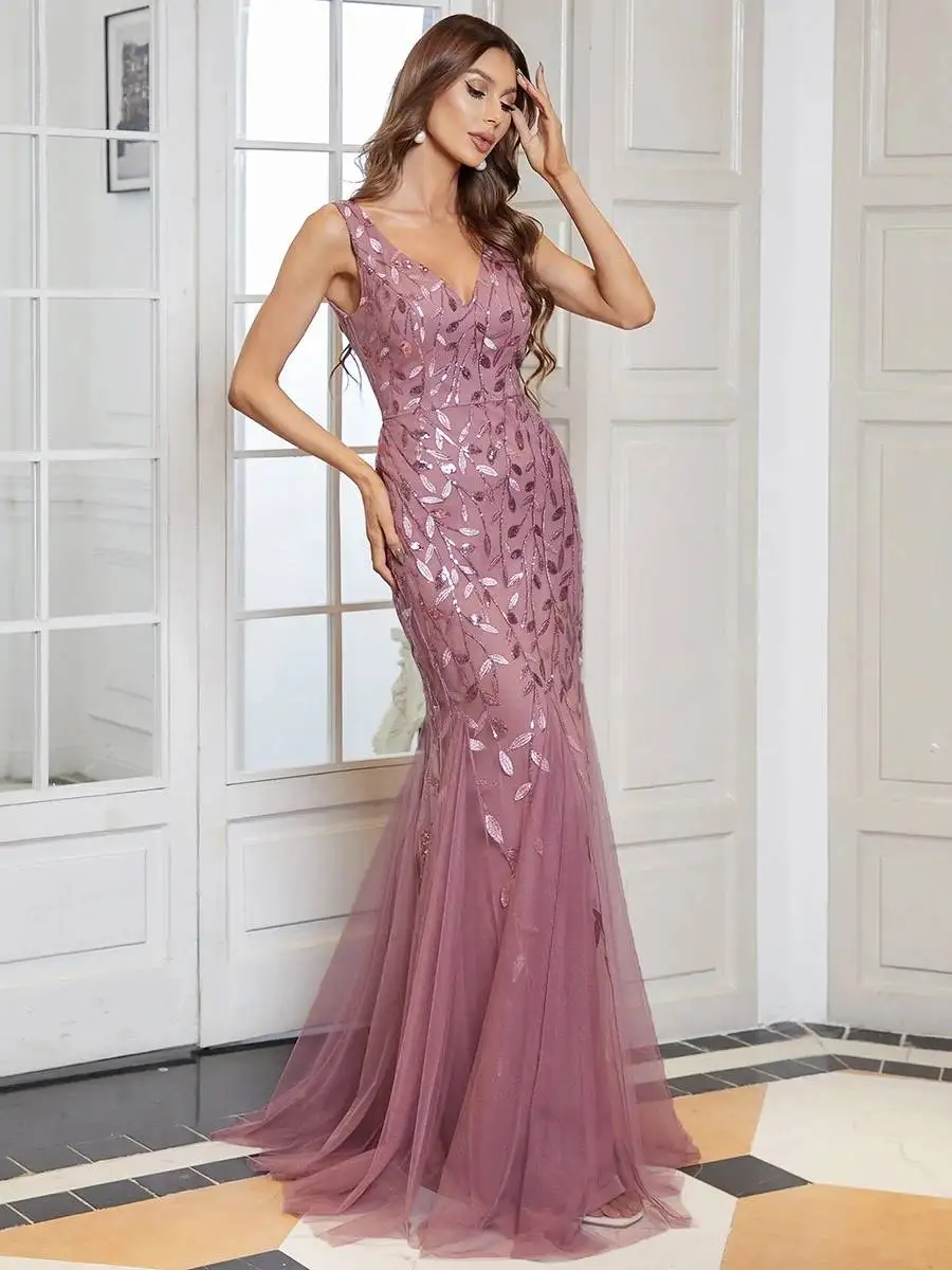 plus Size Mermaid Evening Dres V-Ne Sequin Wedding Gown Ele Ladylike Sle Other Material 00%
plus Size Mermaid Evening Dres V-Ne Sequin Wedding Gown Ele Ladylike Sle Other Material 00%