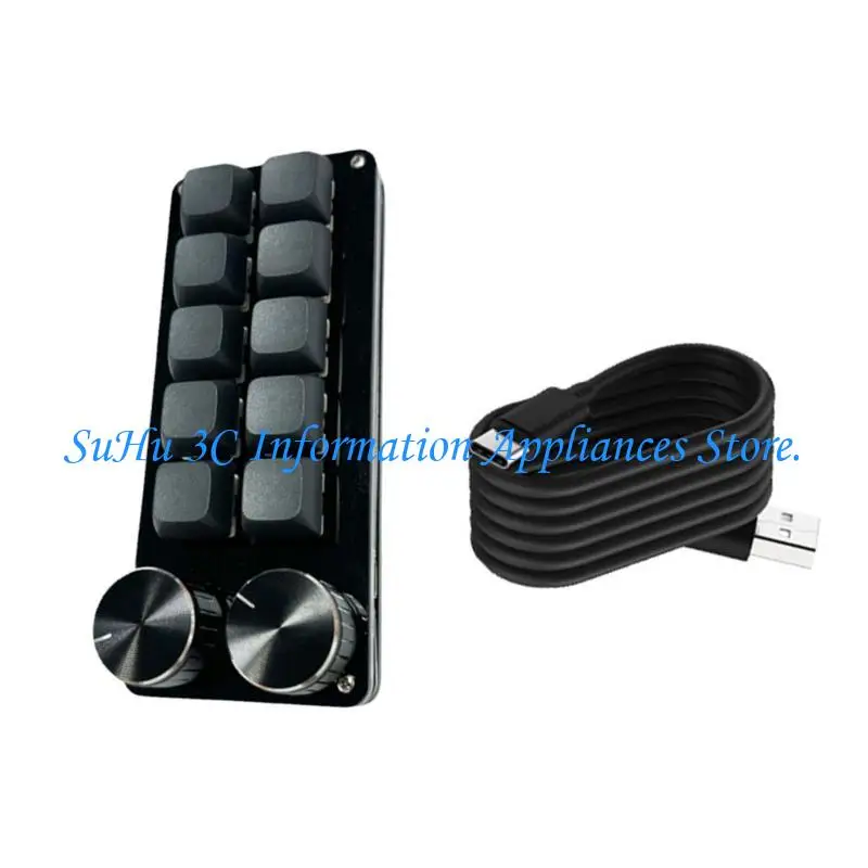 Programmable Keypad with Customizable Button, Mechanical Switches, Perfect for Gaming and Professional Use Keyboards