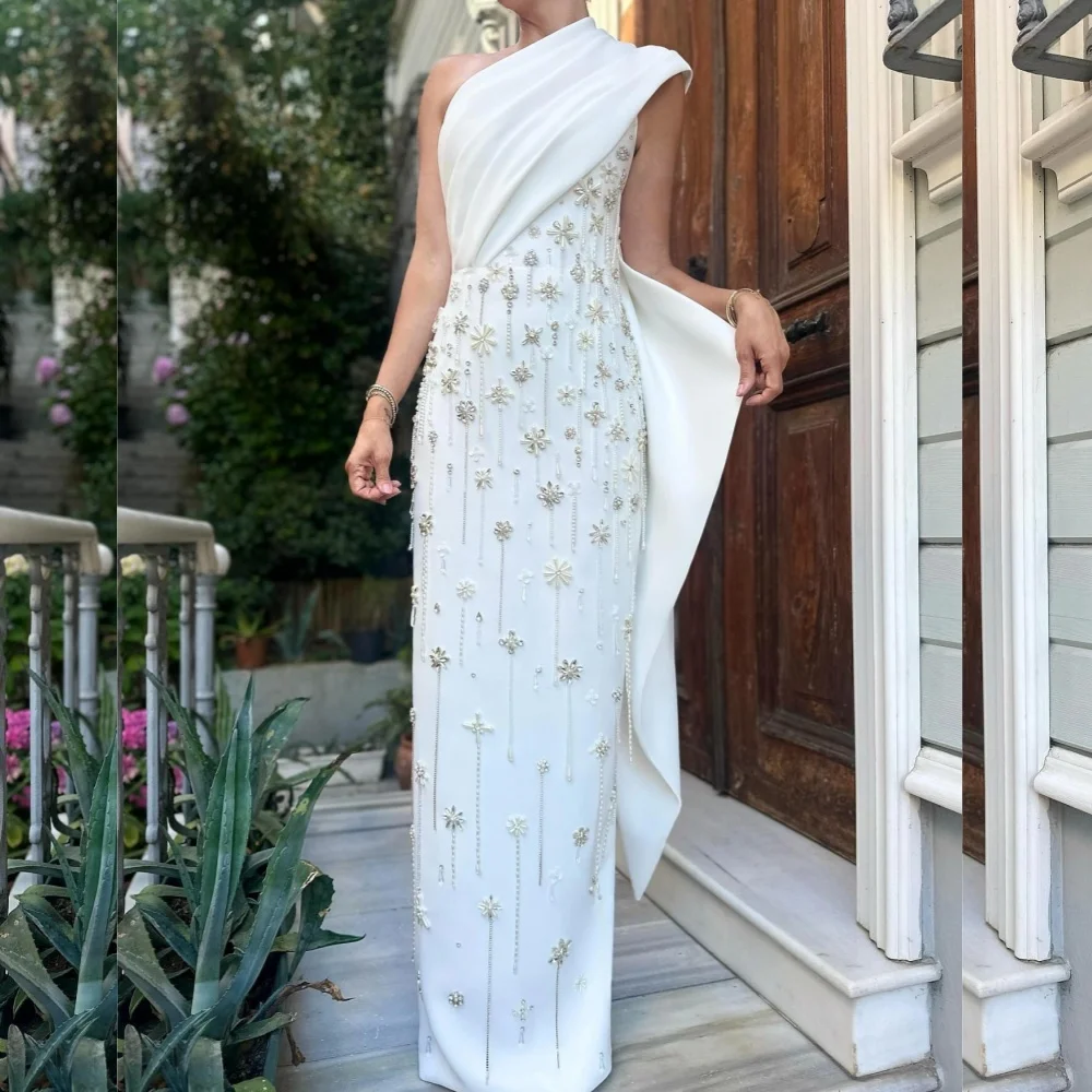 Customized Sizes Available Jersey Sequined Pleat Straight One-shoulder Long Dresses Bespoke Occasion Casual
Customized Sizes Available Jersey Sequined Pleat Straight One-shoulder Long Dresses Bespoke Occasion Casual