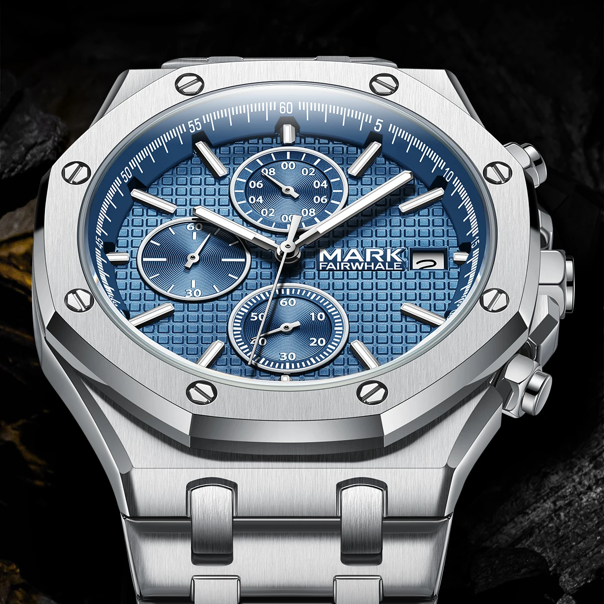 Mark Fairwhale Business Quartz Men's Watch Waterproof Luminous Multi-function chronograph For Reloj hombres
Mark Fairwhale Business Quartz Men's Watch Waterproof Luminous Multi-function chronograph For Reloj hombres