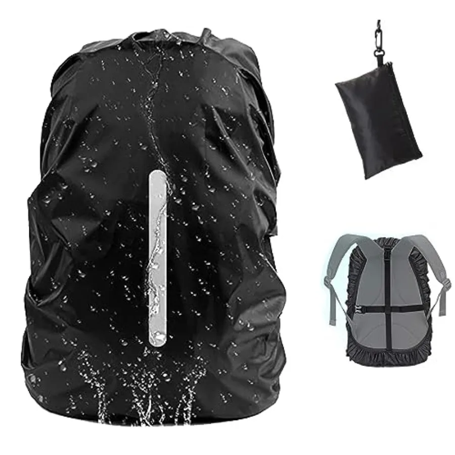 Waterproof Backpack Rain Cover with Reflective Strap 8-70L,2 Adjustable Anti Slip Cross Buckle Strap, Rainproof Snowproof, Blac
Waterproof Backpack Rain Cover with Reflective Strap 8-70L,2 Adjustable Anti Slip Cross Buckle Strap, Rainproof Snowproof, Blac