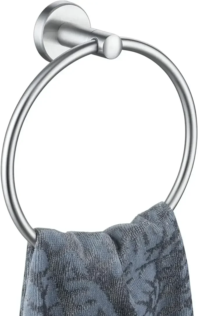 Towel Ring, 304 Stainless Steel Hand Towel Holder for Bathroom, Brushed Finished Wall Mount
Towel Ring, 304 Stainless Steel Hand Towel Holder for Bathroom, Brushed Finished Wall Mount