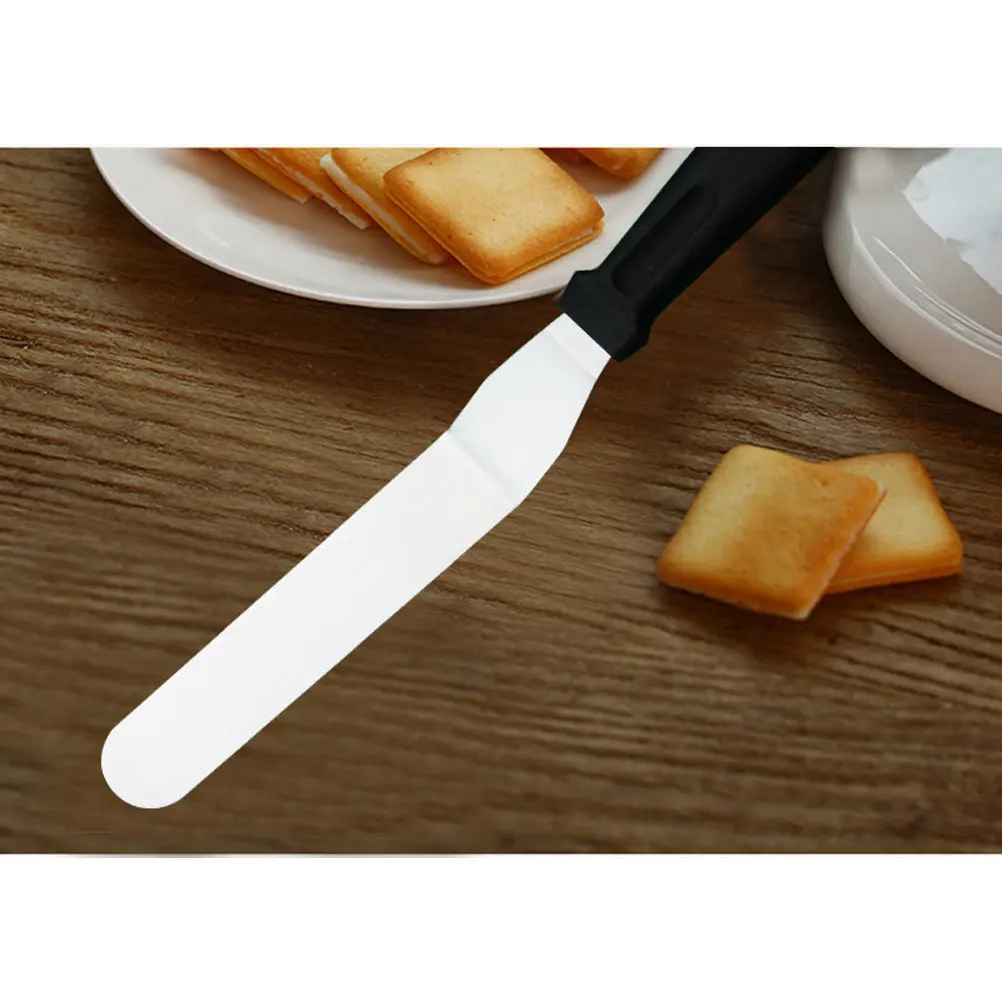 4Pcs Icing Spatula Set Plastic Handle Angled Stainless Steel Cake Decorating Spatulas Baking Frosting Tool Kitchen Gadget Cream
4Pcs Icing Spatula Set Plastic Handle Angled Stainless Steel Cake Decorating Spatulas Baking Frosting Tool Kitchen Gadget Cream