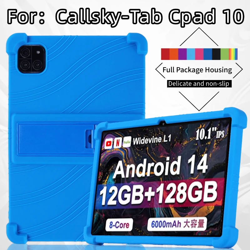 Funda Case For Callsky-Tab Cpad 10/ Ctab 10 Case 10.1"inch Soft Silicon Portable Kickstand Shockproof Tablet with Rear Kickstand
Funda Case For Callsky-Tab Cpad 10/ Ctab 10 Case 10.1"inch Soft Silicon Portable Kickstand Shockproof Tablet with Rear Kickstand