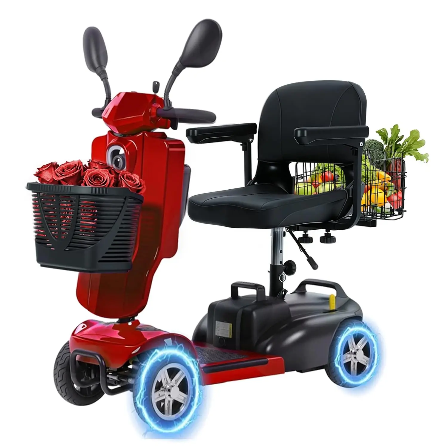 Электрический скутер для пожилых людей/взрослых на 4 колесах, до 300 фунтов, 7 миль/ч, съемный, настраиваемый, 30 миль пробега на одном заряде
Электрический скутер для пожилых людей/взрослых на 4 колесах, до 300 фунтов, 7 миль/ч, съемный, настраиваемый, 30 миль пробега на одном заряде