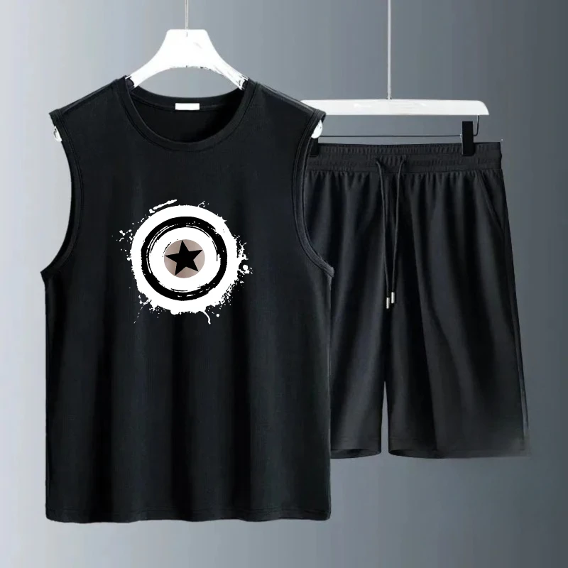 Men's Tank Top Sets 2026 Summer Quick drying Breathable Sportswear crewneck running seaside beach oversize clothing set
Men's Tank Top Sets 2026 Summer Quick drying Breathable Sportswear crewneck running seaside beach oversize clothing set