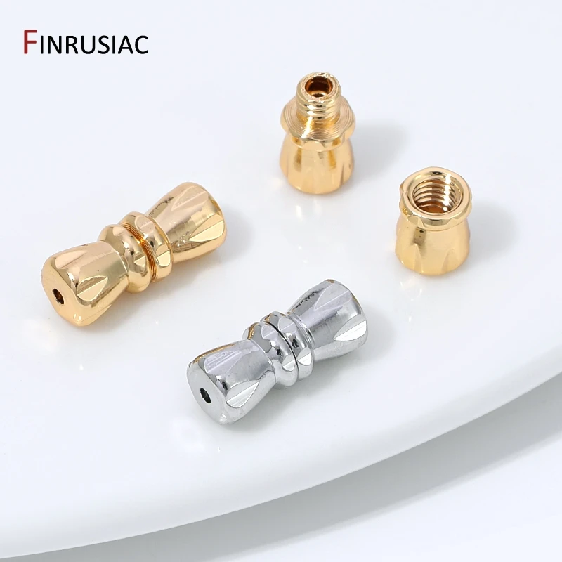 14K Gold Plated Brass Screw Clasps Closure Fastener Lock,Cord End Tip Connector Lock For DIY Jewelry Making Accessories
14K Gold Plated Brass Screw Clasps Closure Fastener Lock,Cord End Tip Connector Lock For DIY Jewelry Making Accessories