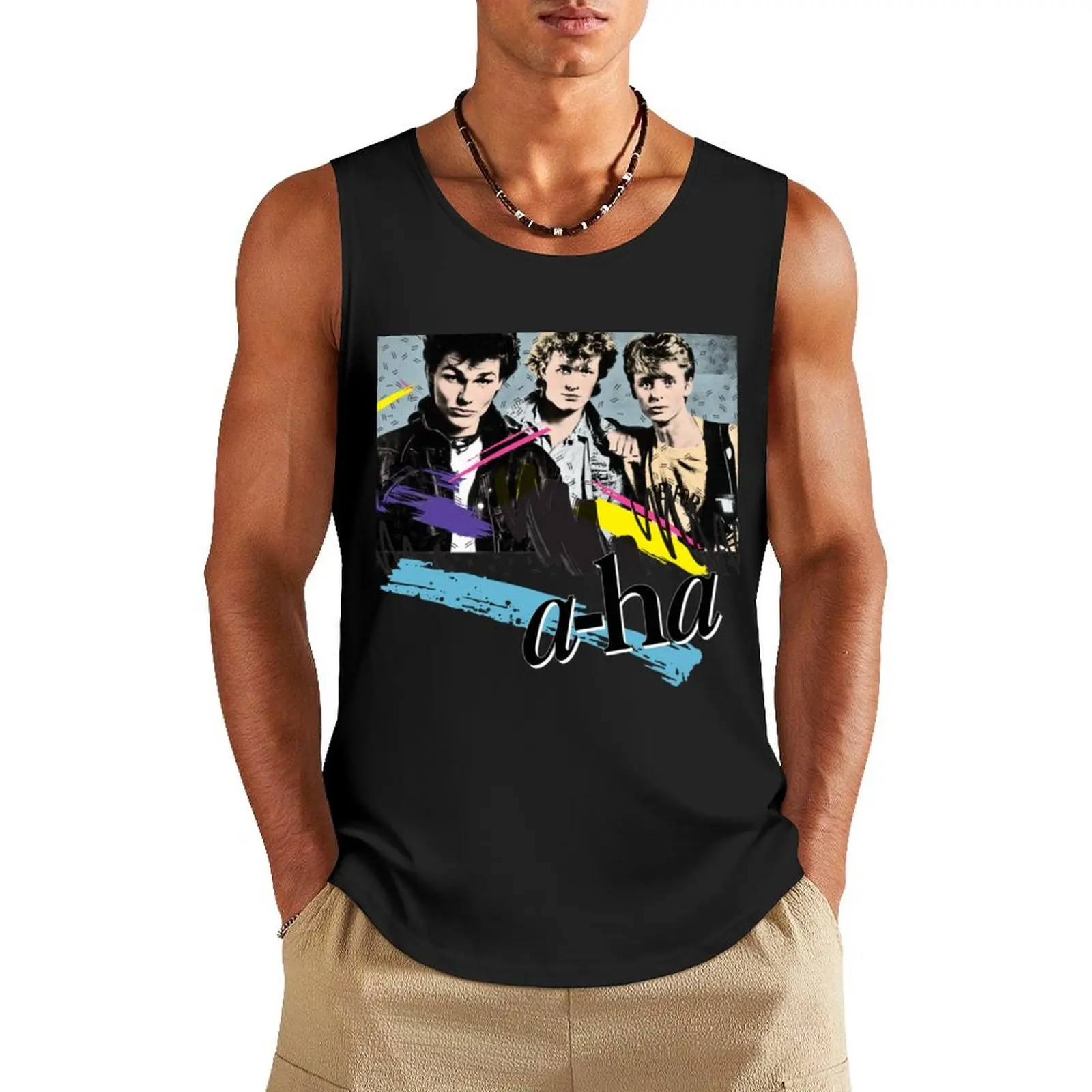 Original Vintage Styled 80s A-Ha Design Tank Top vest for men Sleeveless T-shirt Gym man
Original Vintage Styled 80s A-Ha Design Tank Top vest for men Sleeveless T-shirt Gym man