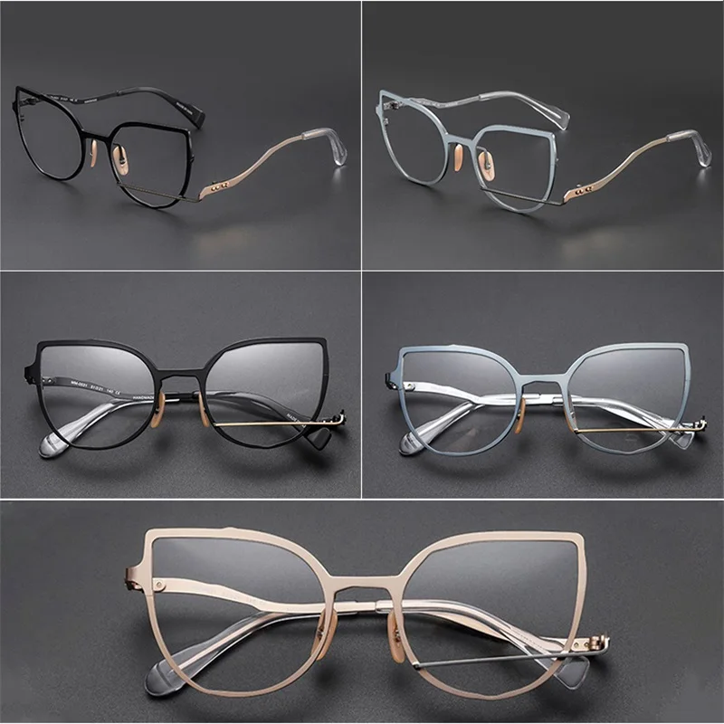 Cat Eye Large Size Party Glasses Frame Women's Fashion Myopia Prescription Optical Eyeglasses Luxury Brand Titanium Eyewear
Cat Eye Large Size Party Glasses Frame Women's Fashion Myopia Prescription Optical Eyeglasses Luxury Brand Titanium Eyewear