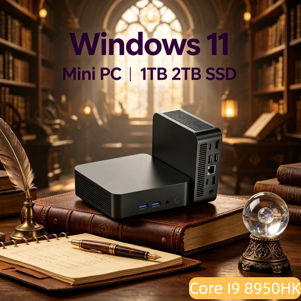 Supreme Core I9 8950HK Windows 11 Pro Mini PC 32GB RAM 1TB/2TB SSD WiFi6 BT5.2 4K HD Office Gaming PC 3 Years Warranty
Supreme Core I9 8950HK Windows 11 Pro Mini PC 32GB RAM 1TB/2TB SSD WiFi6 BT5.2 4K HD Office Gaming PC 3 Years Warranty