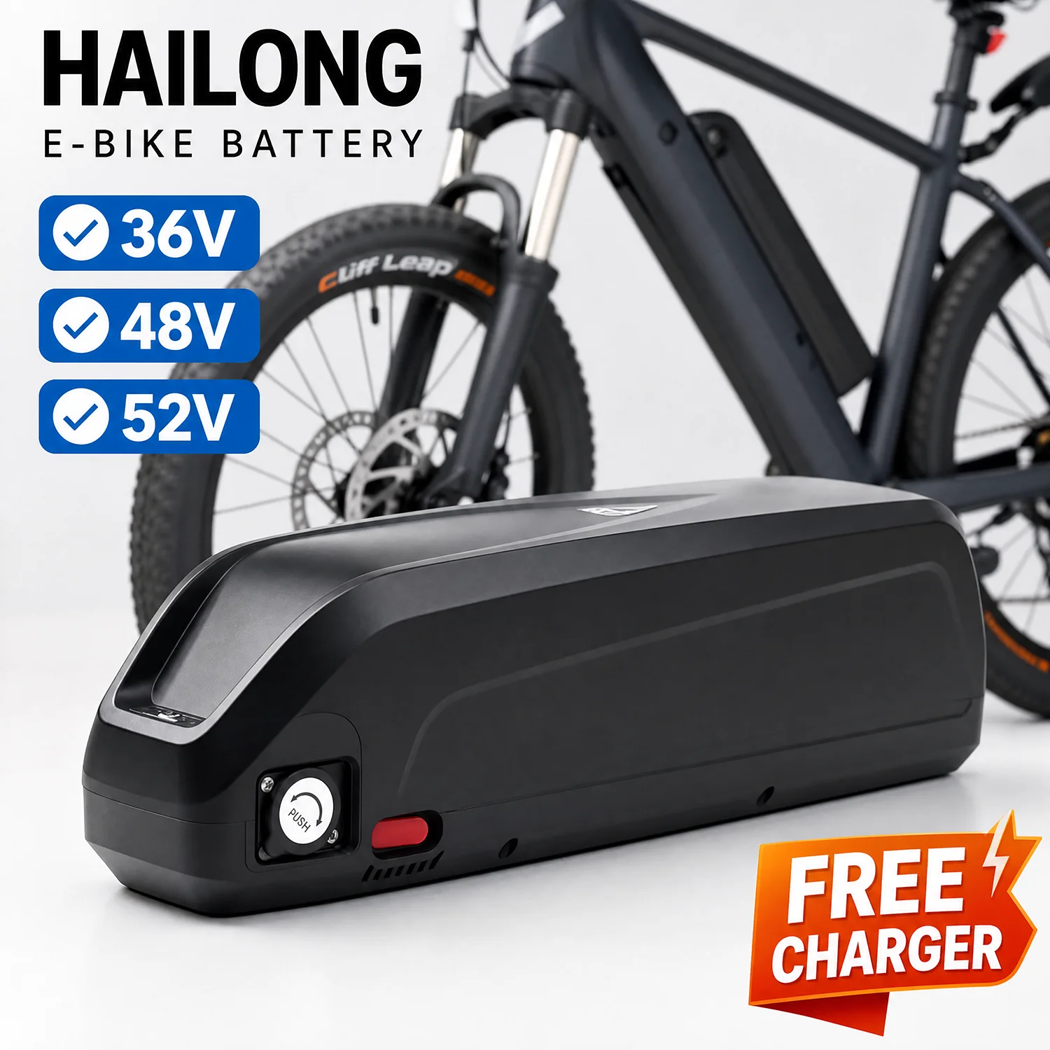 E-bike Battery Hailong 36V 48V 52V 9Ah 12Ah 15Ah 18Ah 18650 Cell 30A BMS for Bafang Tsdz8 BBS02 BBS03 BBSHD Motor Kit
E-bike Battery Hailong 36V 48V 52V 9Ah 12Ah 15Ah 18Ah 18650 Cell 30A BMS for Bafang Tsdz8 BBS02 BBS03 BBSHD Motor Kit