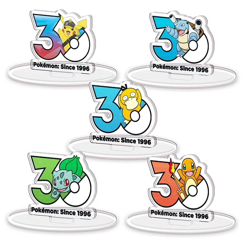 Anime 30th Anniversary 5cm Acrylic Stand Figure Display Ornament Psyduck Charmander Desk Decor Collection Lovers Gift
Anime 30th Anniversary 5cm Acrylic Stand Figure Display Ornament Psyduck Charmander Desk Decor Collection Lovers Gift