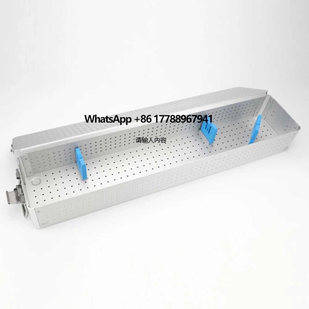 Aluminum Alloy Ureterorenoscopy Disinfection Case Box Autoclavable Sterilization Container
Aluminum Alloy Ureterorenoscopy Disinfection Case Box Autoclavable Sterilization Container