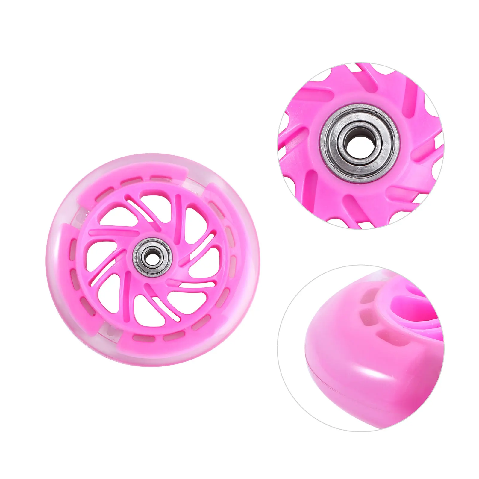 2 Pcs Flash Wheel Accessories Scooter PU Parts Replacement Light Up Wheels High Elastic Skateboard
2 Pcs Flash Wheel Accessories Scooter PU Parts Replacement Light Up Wheels High Elastic Skateboard