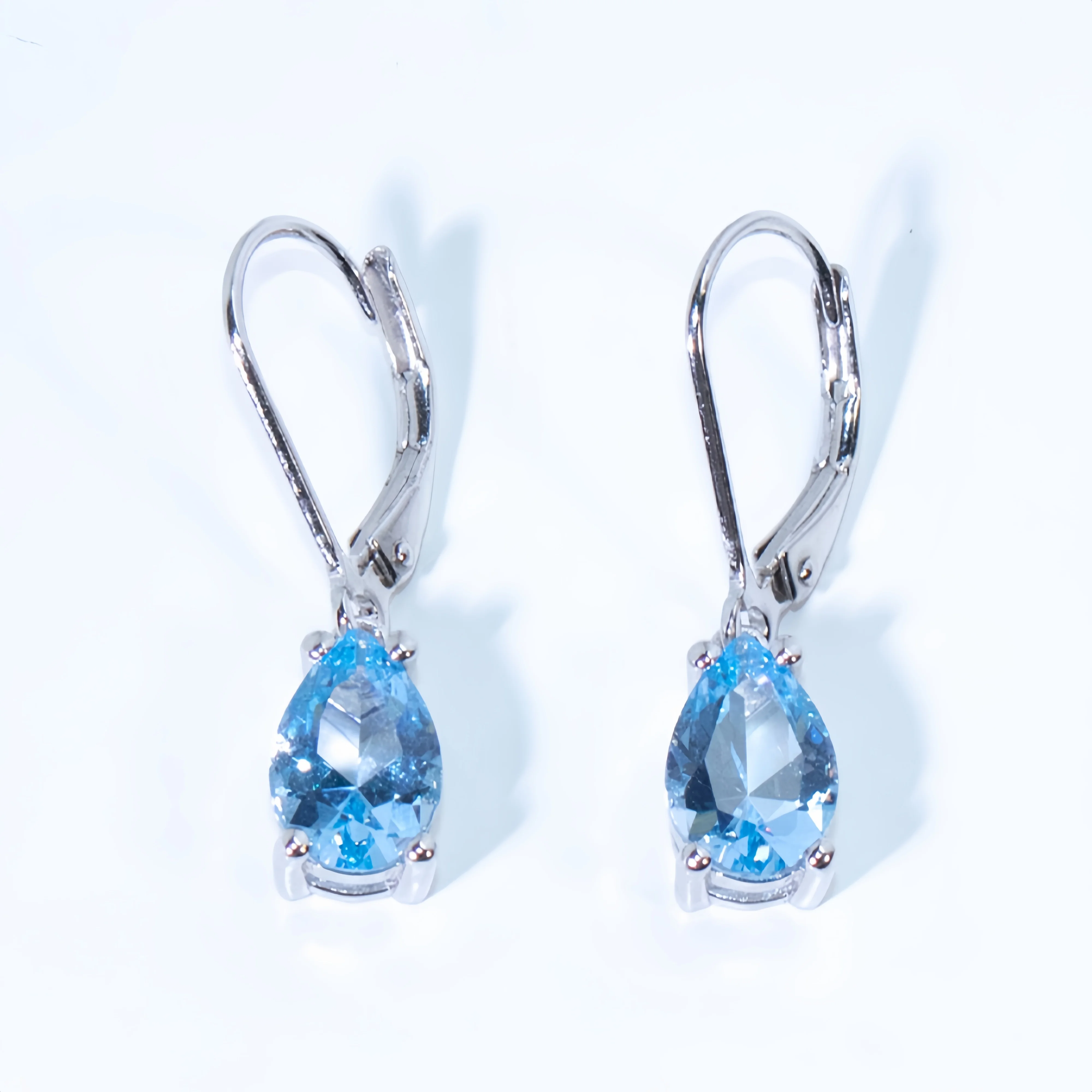 Created Nano Sky Blue Water Drop 925 Silver Zircon Wedding Drop Earrings for Brides
Created Nano Sky Blue Water Drop 925 Silver Zircon Wedding Drop Earrings for Brides