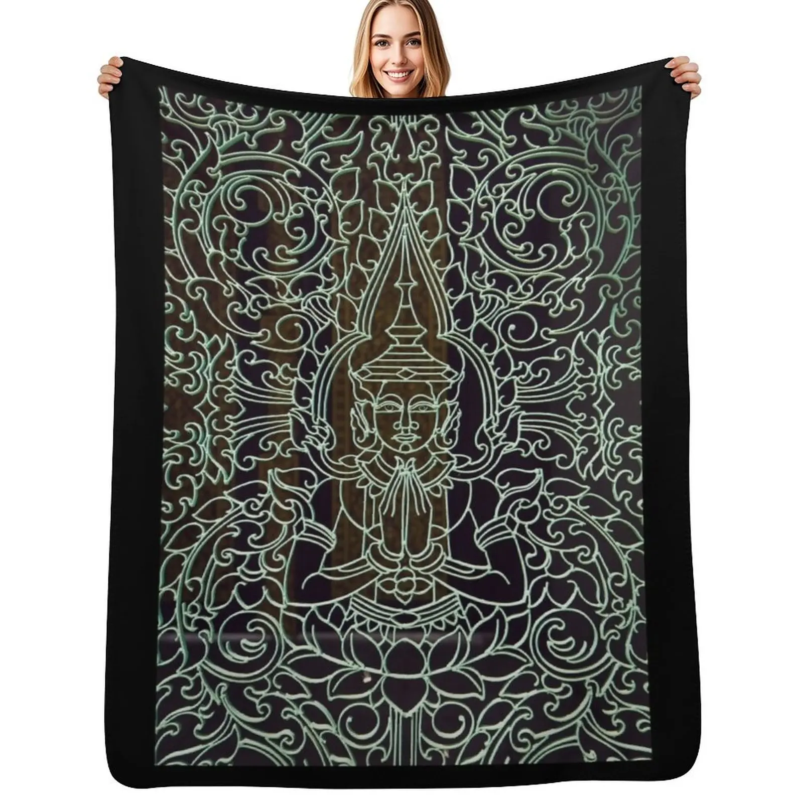 Cambodian Art - Selb Khmer - 01 Throw Blanket Warm Flannel Blanket for Couch Chair Bedroom
Cambodian Art - Selb Khmer - 01 Throw Blanket Warm Flannel Blanket for Couch Chair Bedroom