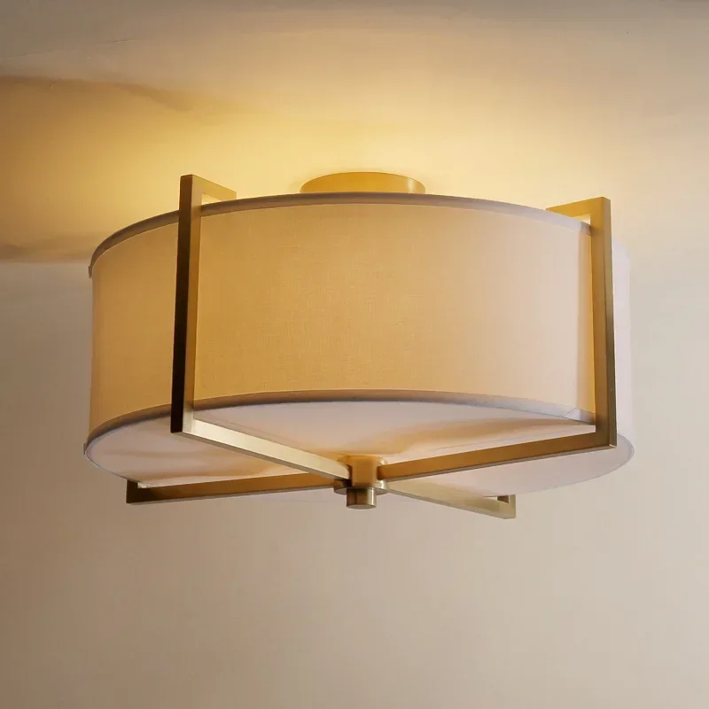 New Chinese Style Ceiling Lamp Exhibition Hall Hotel Restaurant Porch Study Bedroom Fabric Ceiling Lamp Lustres Room Decor
New Chinese Style Ceiling Lamp Exhibition Hall Hotel Restaurant Porch Study Bedroom Fabric Ceiling Lamp Lustres Room Decor