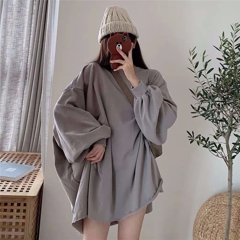 plus Size Women's round Ne Sweatirt Loose Long Sve T-irt Korean Sle Cover up Top for plus Size New Arrival
plus Size Women's round Ne Sweatirt Loose Long Sve T-irt Korean Sle Cover up Top for plus Size New Arrival