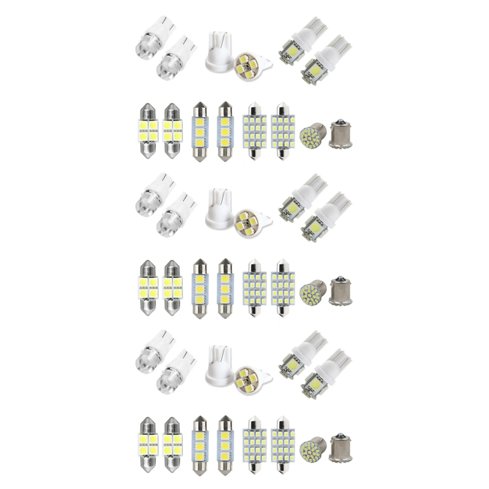 42X White LED Car Interior Inside Light Dome Trunk Map License Plate Lamp Bulbs
42X White LED Car Interior Inside Light Dome Trunk Map License Plate Lamp Bulbs