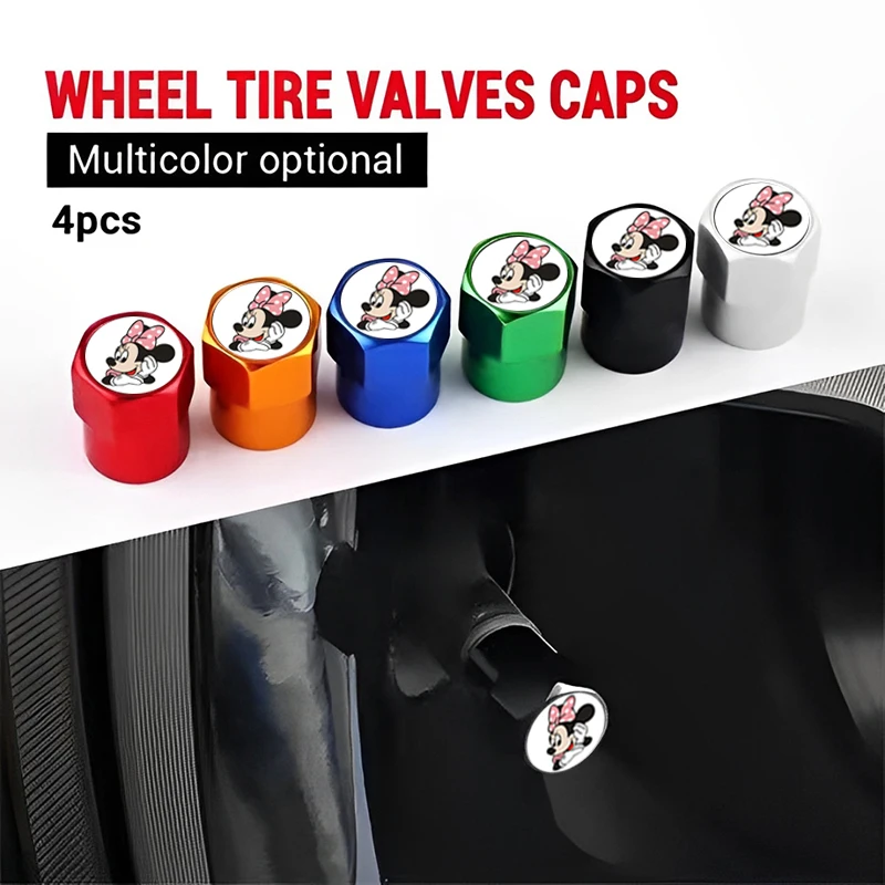 4pcs Disney Minnie Universal Car Wheel Tire Valve Stem Caps Air Covers for Honda KIA Land Rover Jaguar Mitsubishi Opel SAAB SEAT
4pcs Disney Minnie Universal Car Wheel Tire Valve Stem Caps Air Covers for Honda KIA Land Rover Jaguar Mitsubishi Opel SAAB SEAT