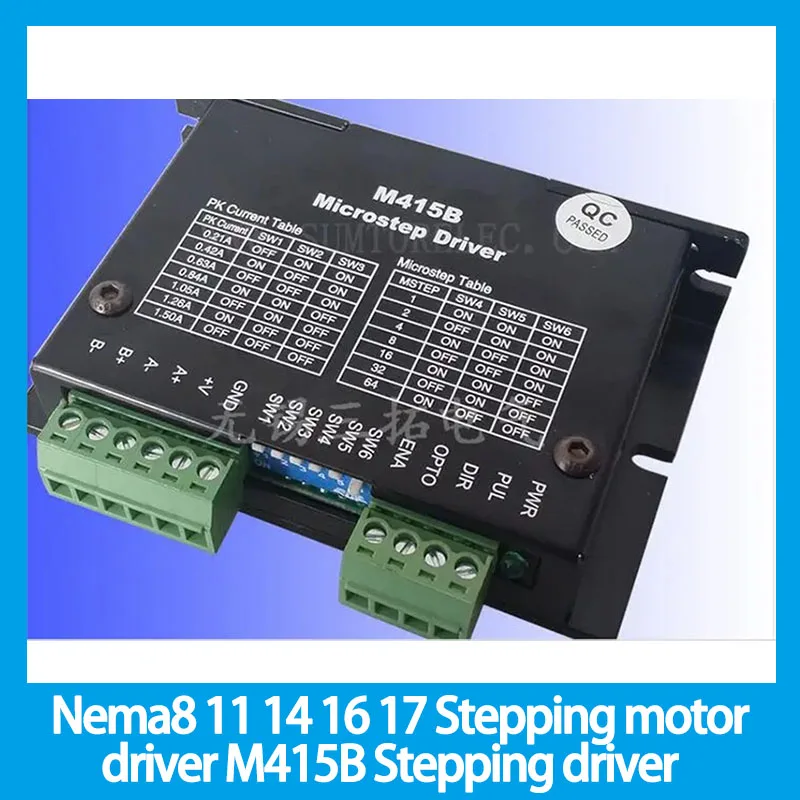 Nema8 11 14 16 17 Драйвер шагового двигателя Шаговый драйвер M415B 64 Разделительная 1,5 А
Nema8 11 14 16 17 Драйвер шагового двигателя Шаговый драйвер M415B 64 Разделительная 1,5 А