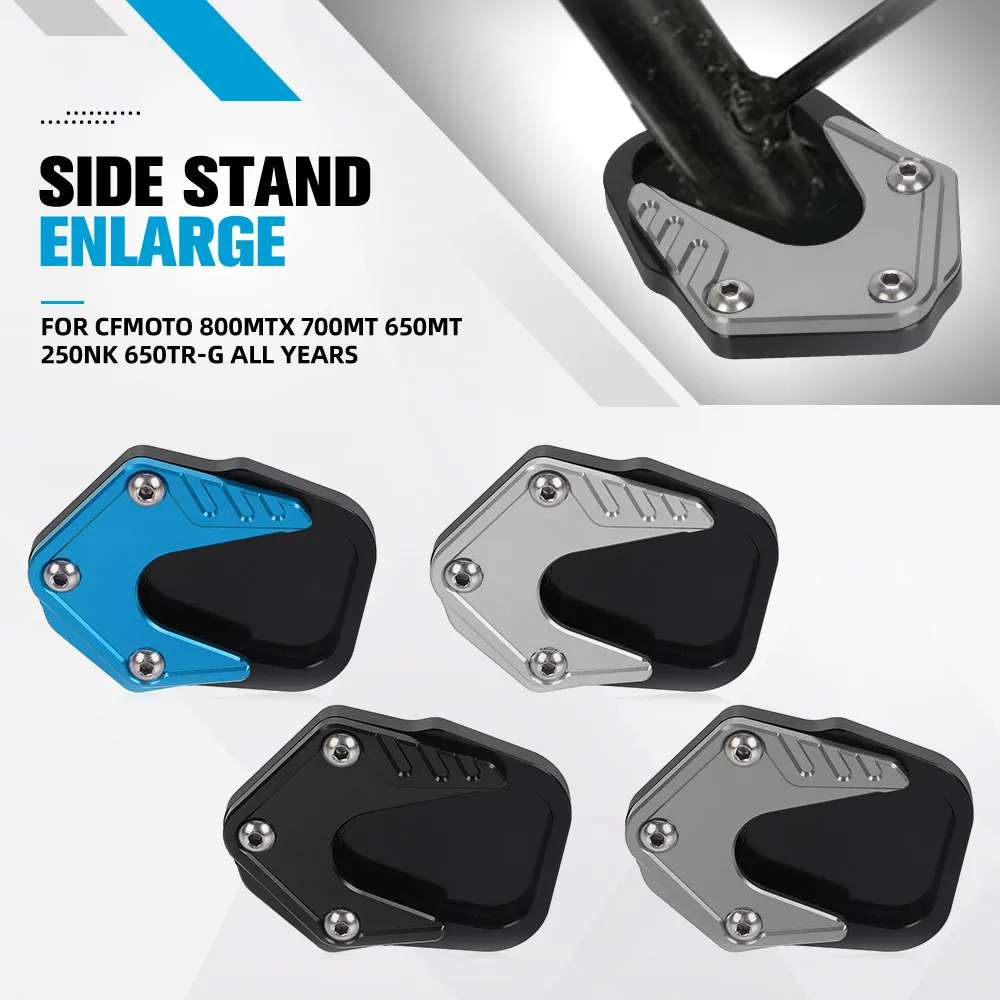 Motorcycle CNC Kickstand Foot Side Stand Extension Pad Cover Protector FOR CFMOTO 800MTX 700MT 650MT 250NK 650TR-G All Years
Motorcycle CNC Kickstand Foot Side Stand Extension Pad Cover Protector FOR CFMOTO 800MTX 700MT 650MT 250NK 650TR-G All Years