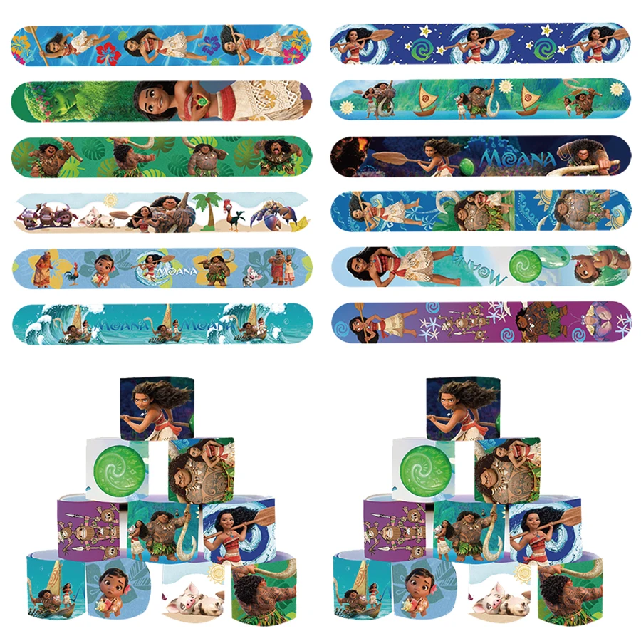 12/24/36pcs Moana Maui Simea Slap Bracelets Party Favor Wristbands Birthday Party Gifts Goodie Bag Christmas Stocking Fillers
12/24/36pcs Moana Maui Simea Slap Bracelets Party Favor Wristbands Birthday Party Gifts Goodie Bag Christmas Stocking Fillers