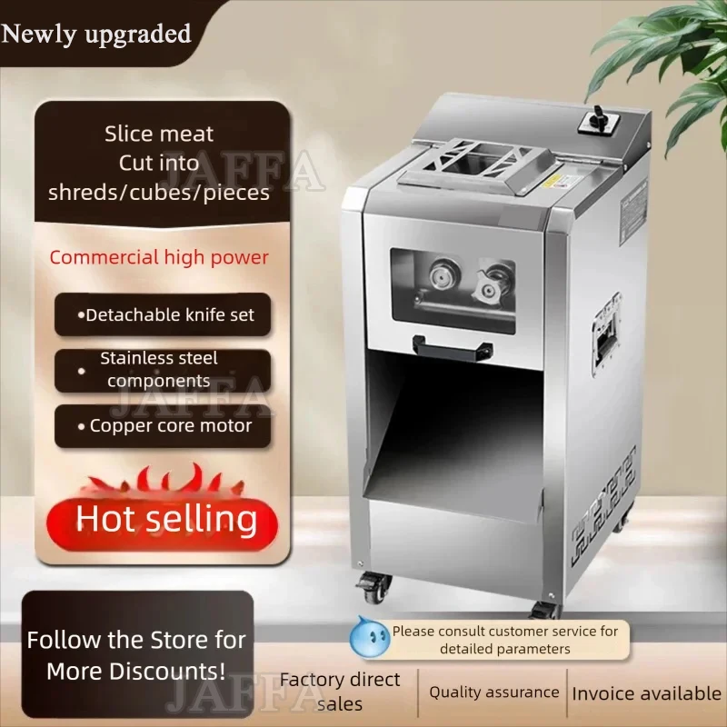 Vertical Meat Slicer Multifunctional Commercial Fresh Meat Slicer Shredder Dicing Machine
Vertical Meat Slicer Multifunctional Commercial Fresh Meat Slicer Shredder Dicing Machine