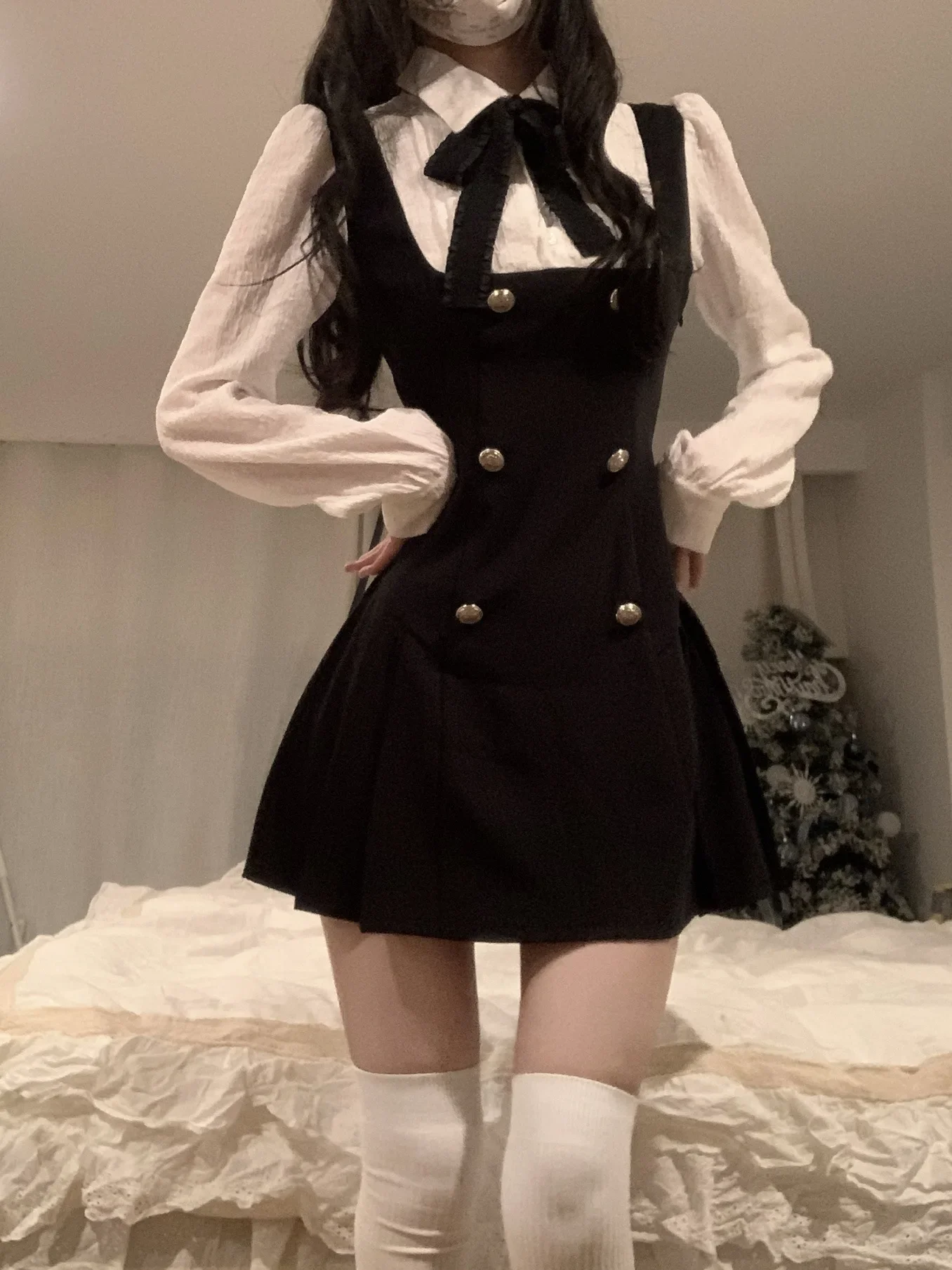 2025 Autumn Fake Two Dress Women Slim Chic Long Sleeve Bow Casual Y2k Mini Dress Female Korean Fashion Elegant Short Party Dress
2025 Autumn Fake Two Dress Women Slim Chic Long Sleeve Bow Casual Y2k Mini Dress Female Korean Fashion Elegant Short Party Dress