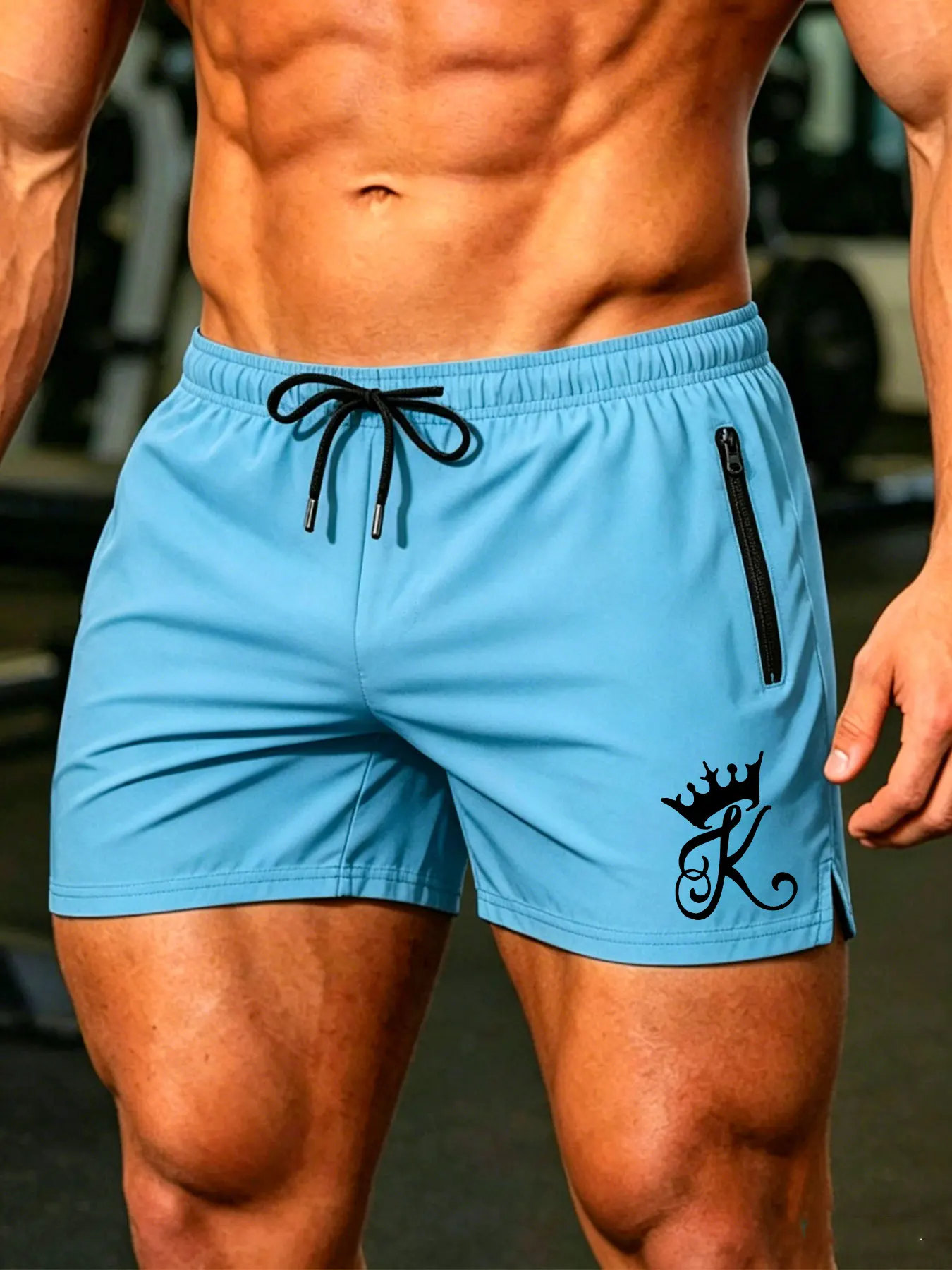 Men's Lightweight Workout Shorts with King Print Zipper Pockets Gym Running Workout Sport Shorts Casual and Streetwear
Men's Lightweight Workout Shorts with King Print Zipper Pockets Gym Running Workout Sport Shorts Casual and Streetwear