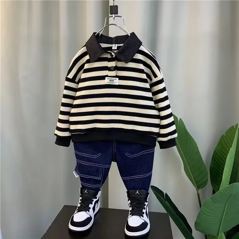 Children's Sweater Set 2023 Spring and Autumn New Boys and Babies Casual 2-piece Set Korean Children's Wear 2-9Y
Children's Sweater Set 2023 Spring and Autumn New Boys and Babies Casual 2-piece Set Korean Children's Wear 2-9Y