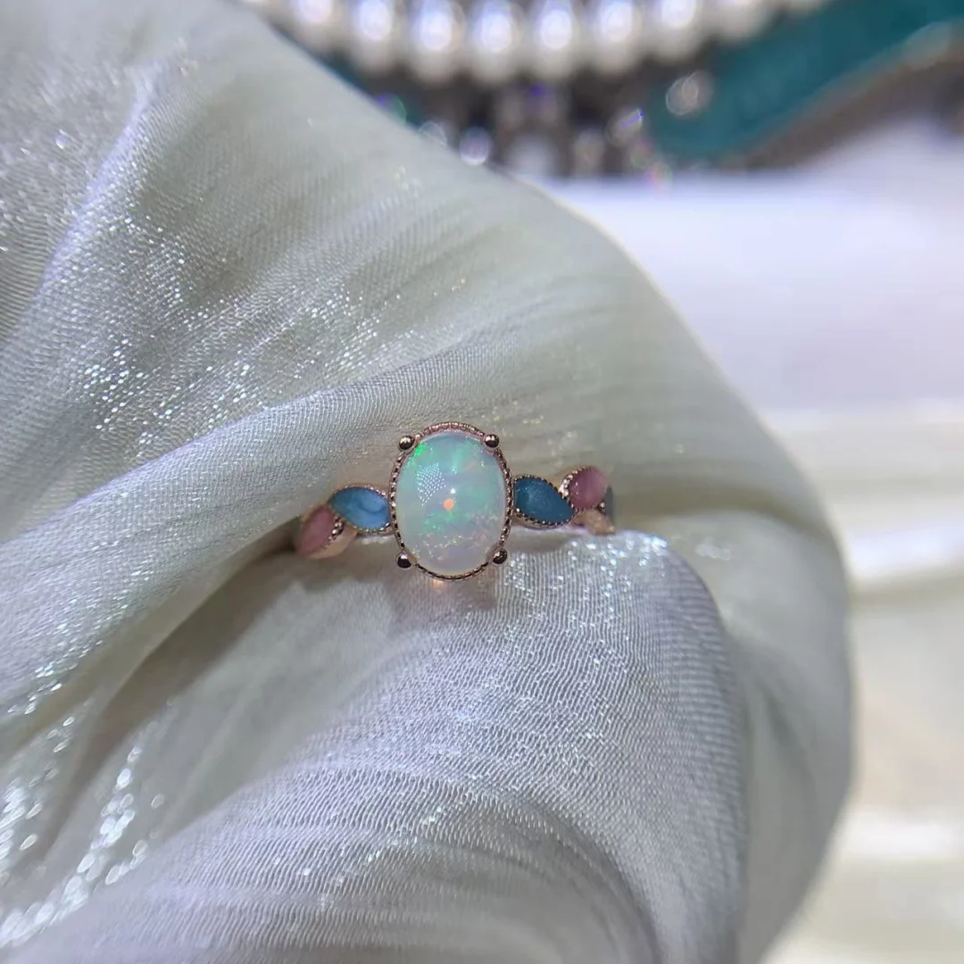 Magnificent Fashionable Oval Shape Natural Opal Ring S925 Silver Eye Catching Deluxe Designer Statement
Magnificent Fashionable Oval Shape Natural Opal Ring S925 Silver Eye Catching Deluxe Designer Statement