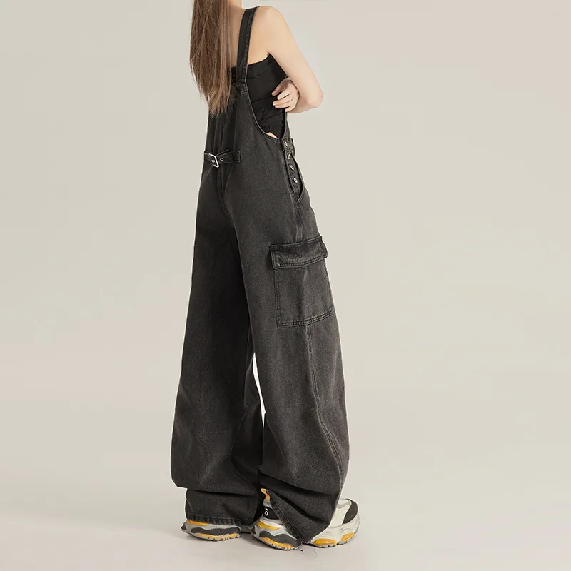 Retro Denim Overalls Women's Autumn Winter Loose Slimming Wide Leg Workwear Jumpsuit Vintage Sle Long Pants Ladies Faion
Retro Denim Overalls Women's Autumn Winter Loose Slimming Wide Leg Workwear Jumpsuit Vintage Sle Long Pants Ladies Faion