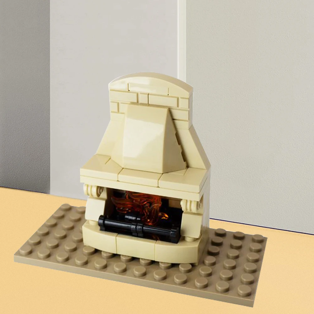 MOC Classic Fireplace Streetscape Architecture Interior Decorative Building Block Christmas Party Set Toys For Gift Present
MOC Classic Fireplace Streetscape Architecture Interior Decorative Building Block Christmas Party Set Toys For Gift Present