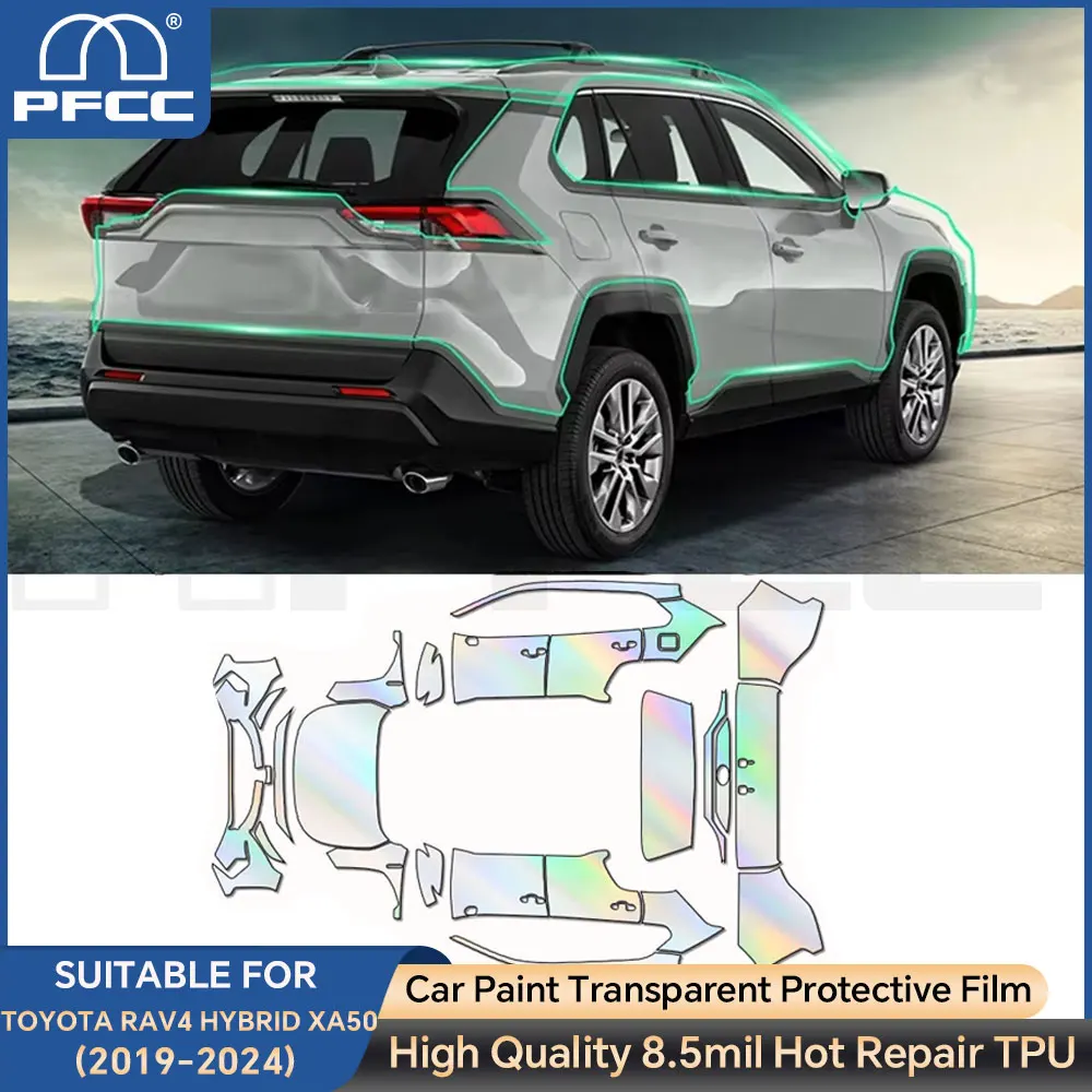 For Toyota RAV4 2019-2024 Pre-cut TPU PPF Transparent Invisible Car Body Paint Protection Film Clear Bra Kit Car Accessories
For Toyota RAV4 2019-2024 Pre-cut TPU PPF Transparent Invisible Car Body Paint Protection Film Clear Bra Kit Car Accessories