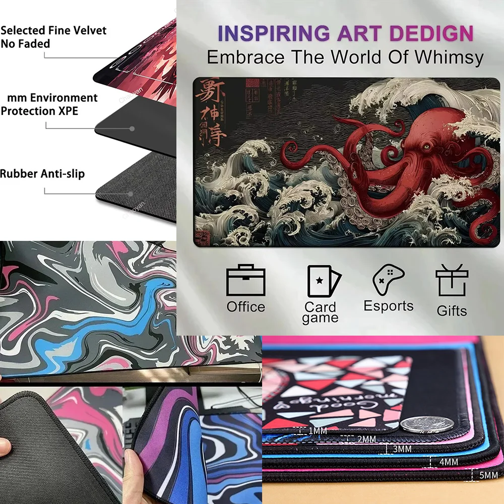 Playmat Stitched with Magic Zones Game Mats Tabletop rug TCG Card Battles Commander Gaming Mouse pad Duel deskmat Beginner
Playmat Stitched with Magic Zones Game Mats Tabletop rug TCG Card Battles Commander Gaming Mouse pad Duel deskmat Beginner