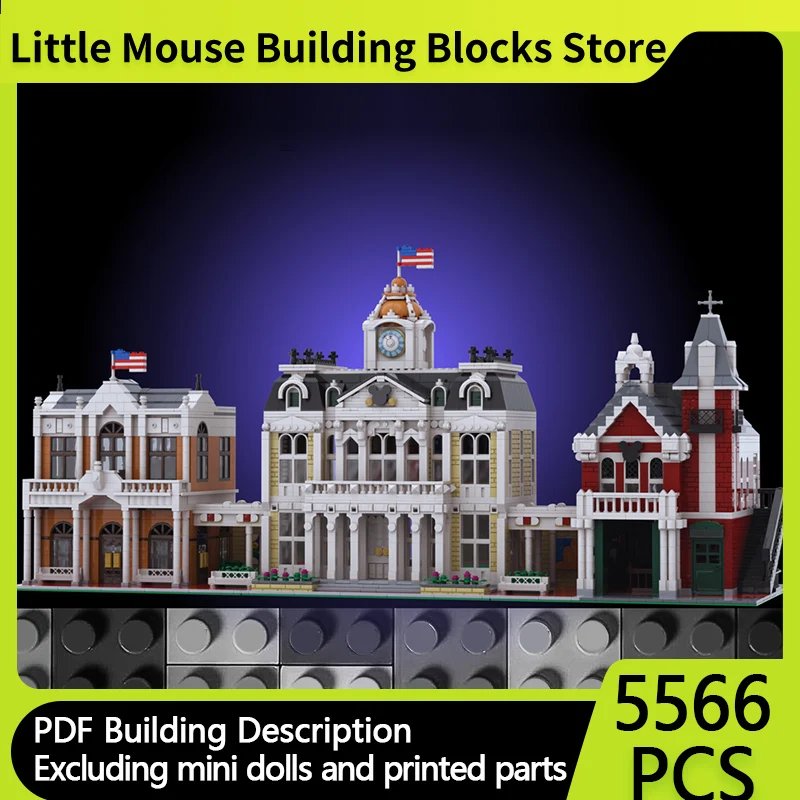 City Street View Model MOC Building Bricks Town Square Street Modular Technology Gifts Holiday Assemble Children Toys Suit 
City Street View Model MOC Building Bricks Town Square Street Modular Technology Gifts Holiday Assemble Children Toys Suit