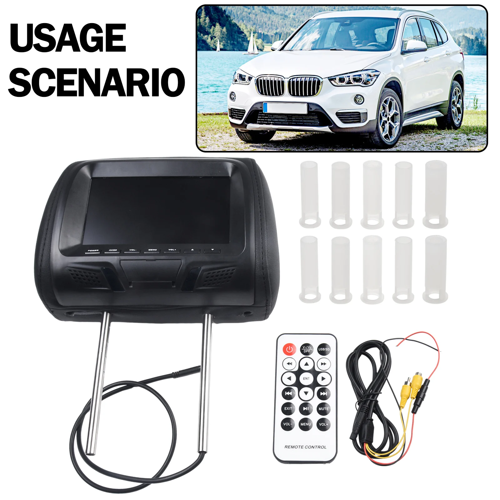 Car Backrest Display MP Display LED Screen Panel Outline Dimensions Complete Machine List Power Supply Direct Installation
Car Backrest Display MP Display LED Screen Panel Outline Dimensions Complete Machine List Power Supply Direct Installation
