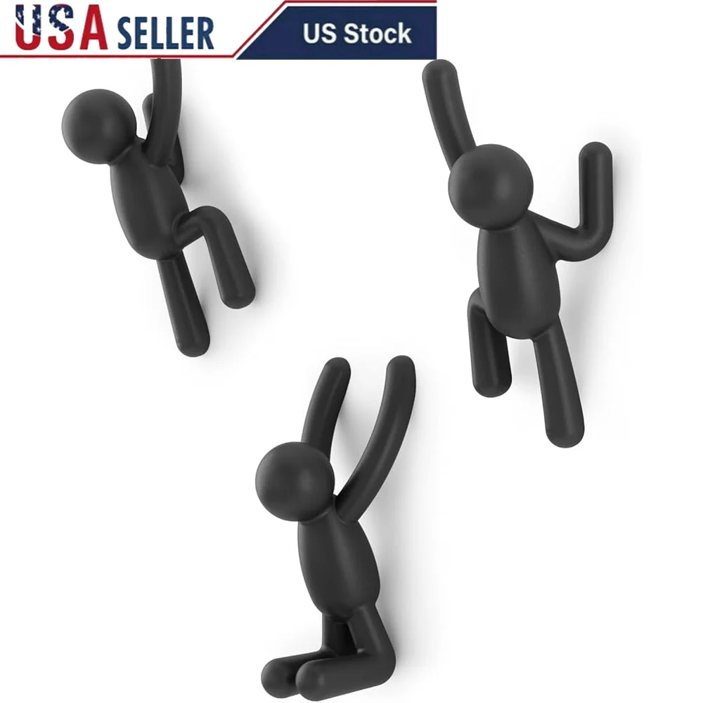 Decorative Wall Mounted Hooks Set of 3 Coats Scarves Bags Towels Easy Installation Durable Fun Wall Décor
Decorative Wall Mounted Hooks Set of 3 Coats Scarves Bags Towels Easy Installation Durable Fun Wall Décor