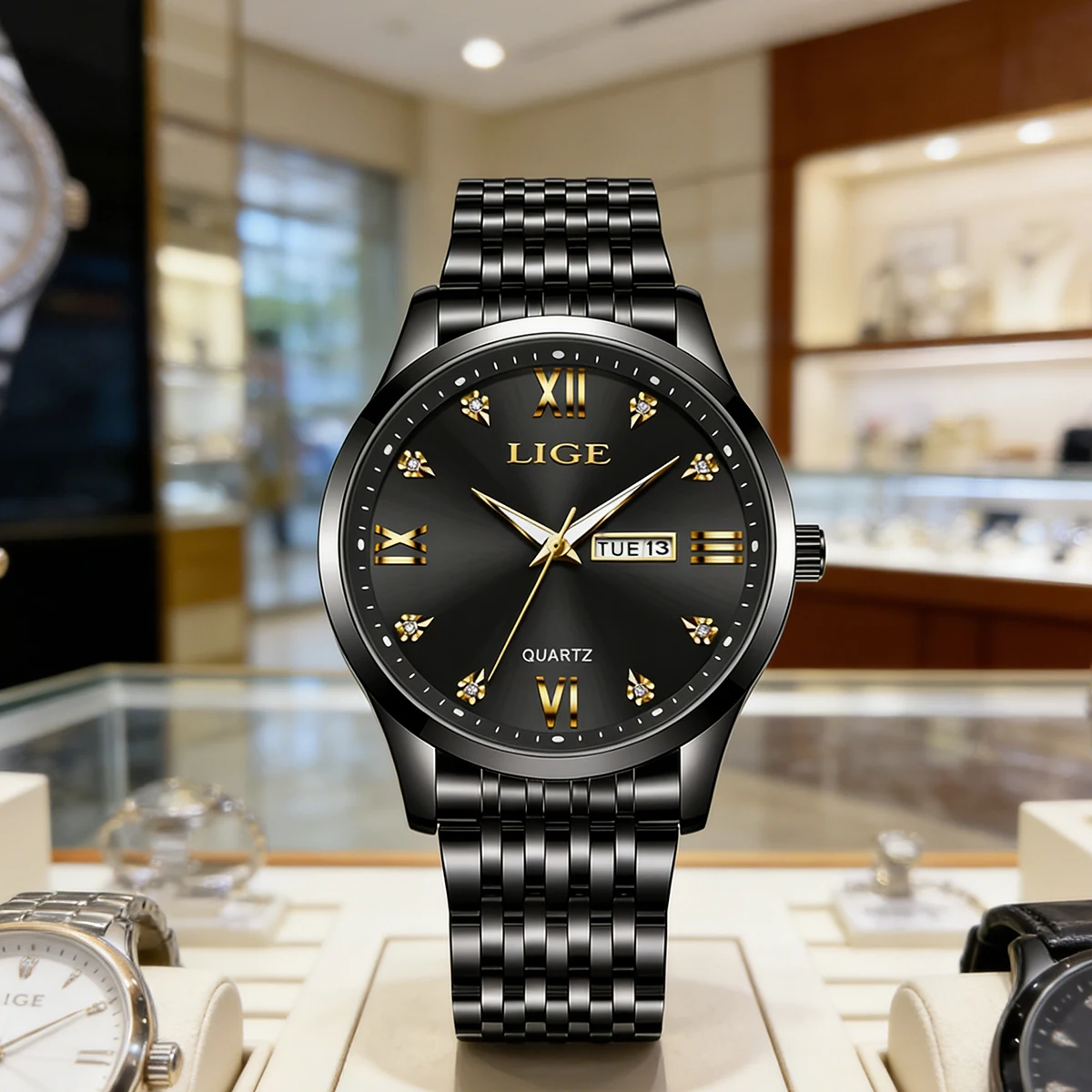 New LIGE Luxury Men Watches Business Top Brand Man Wristwatch Waterproof Luminous Date Week Quartz Men's Watch High Quality+Box
New LIGE Luxury Men Watches Business Top Brand Man Wristwatch Waterproof Luminous Date Week Quartz Men's Watch High Quality+Box