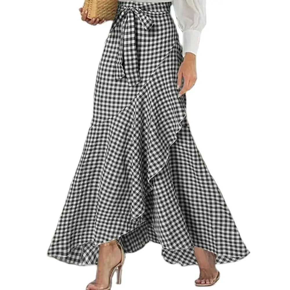 2024 New Spring Casual Retro Plaid Skirts Women Elegant Party Ruffled Long Skirts High Waist Bud Skirt Dresses Plus Size S-5XL
2024 New Spring Casual Retro Plaid Skirts Women Elegant Party Ruffled Long Skirts High Waist Bud Skirt Dresses Plus Size S-5XL