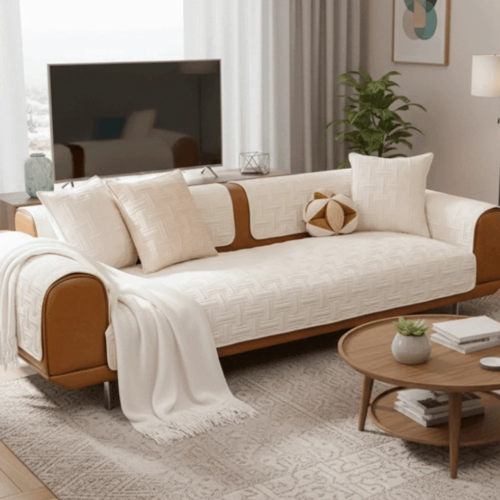 Washable Weaving Pattern Crystal Velvet Sofa Cushion Non-Slip Warm Sofa Towel Wearproof Nordic Style Couch Mat Winter
Washable Weaving Pattern Crystal Velvet Sofa Cushion Non-Slip Warm Sofa Towel Wearproof Nordic Style Couch Mat Winter